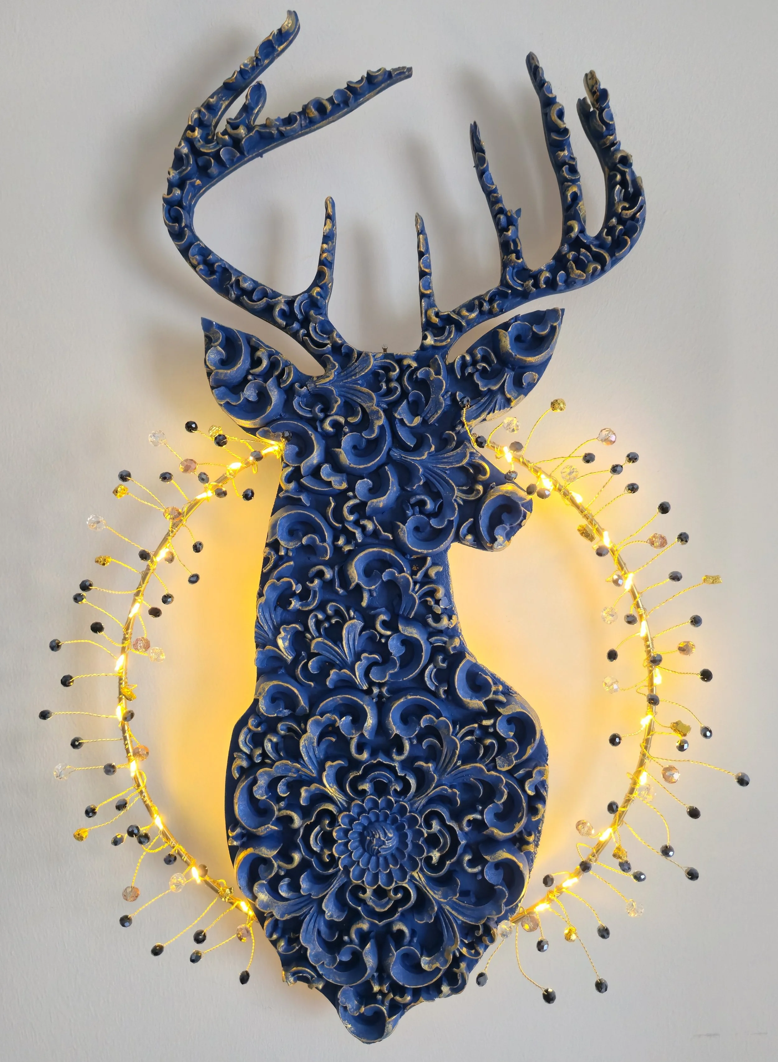 Couronne à Relief Houx