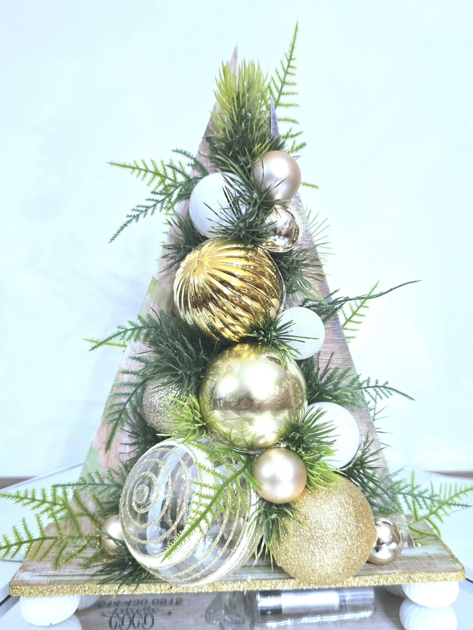 Sapin de Noël Moderne Stylisé en Bois Julie