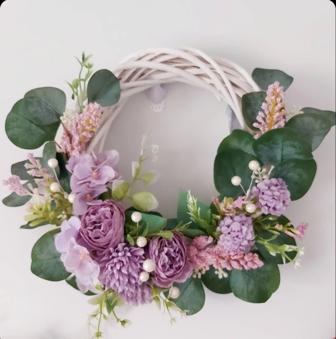 Couronne Champêtre "Harmonie Pastel"