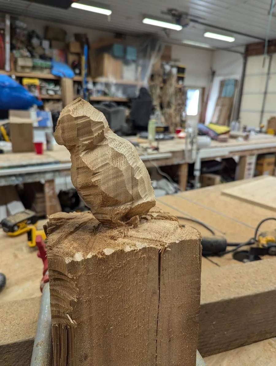 Shaping begins to take hold.