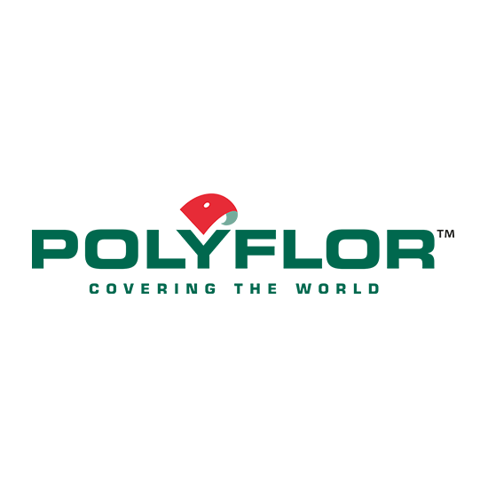 Polyflor logo with the tagline 'Covering the World'