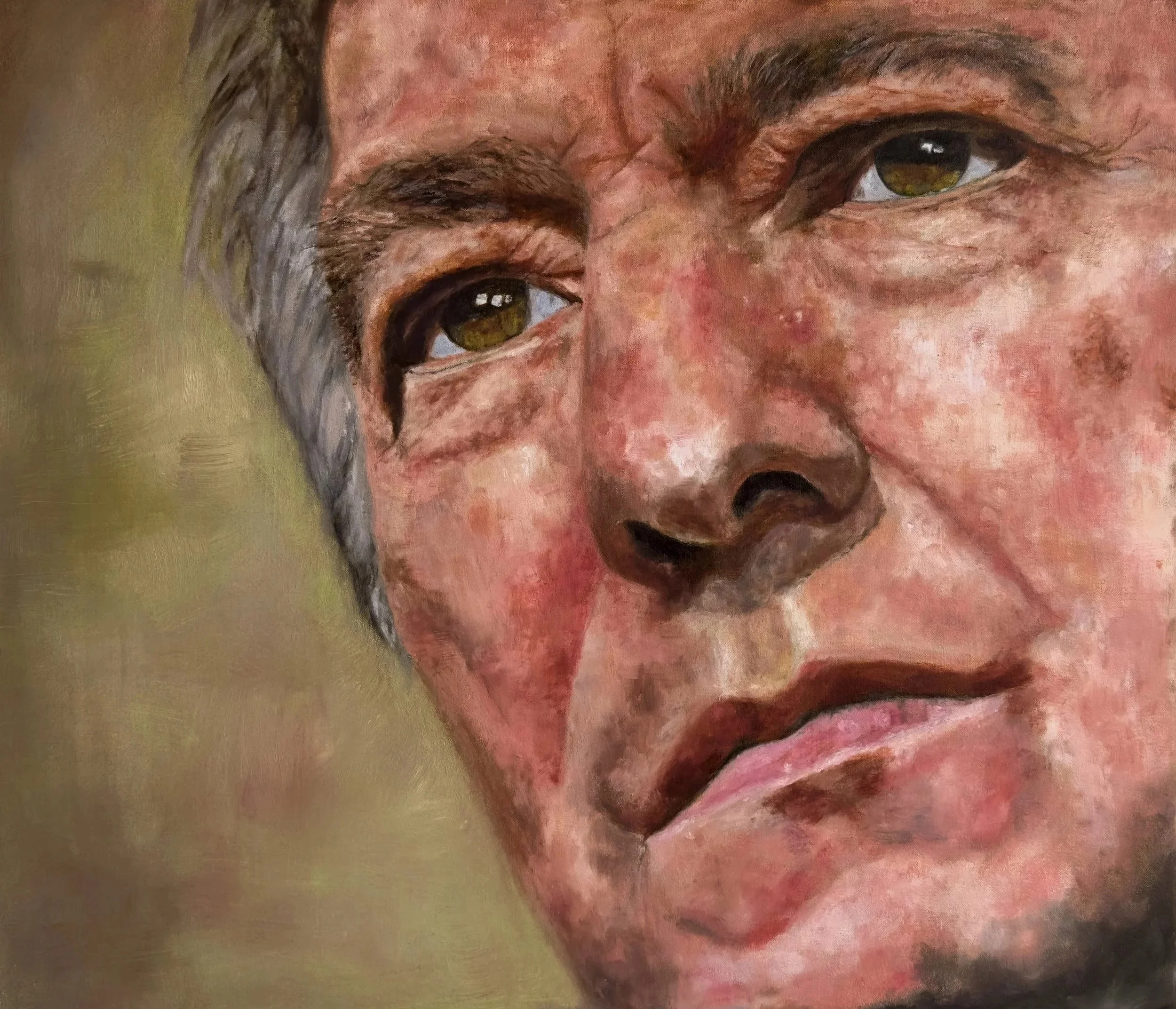 Untitled, Oil on canvas, 30" x 26", 2022