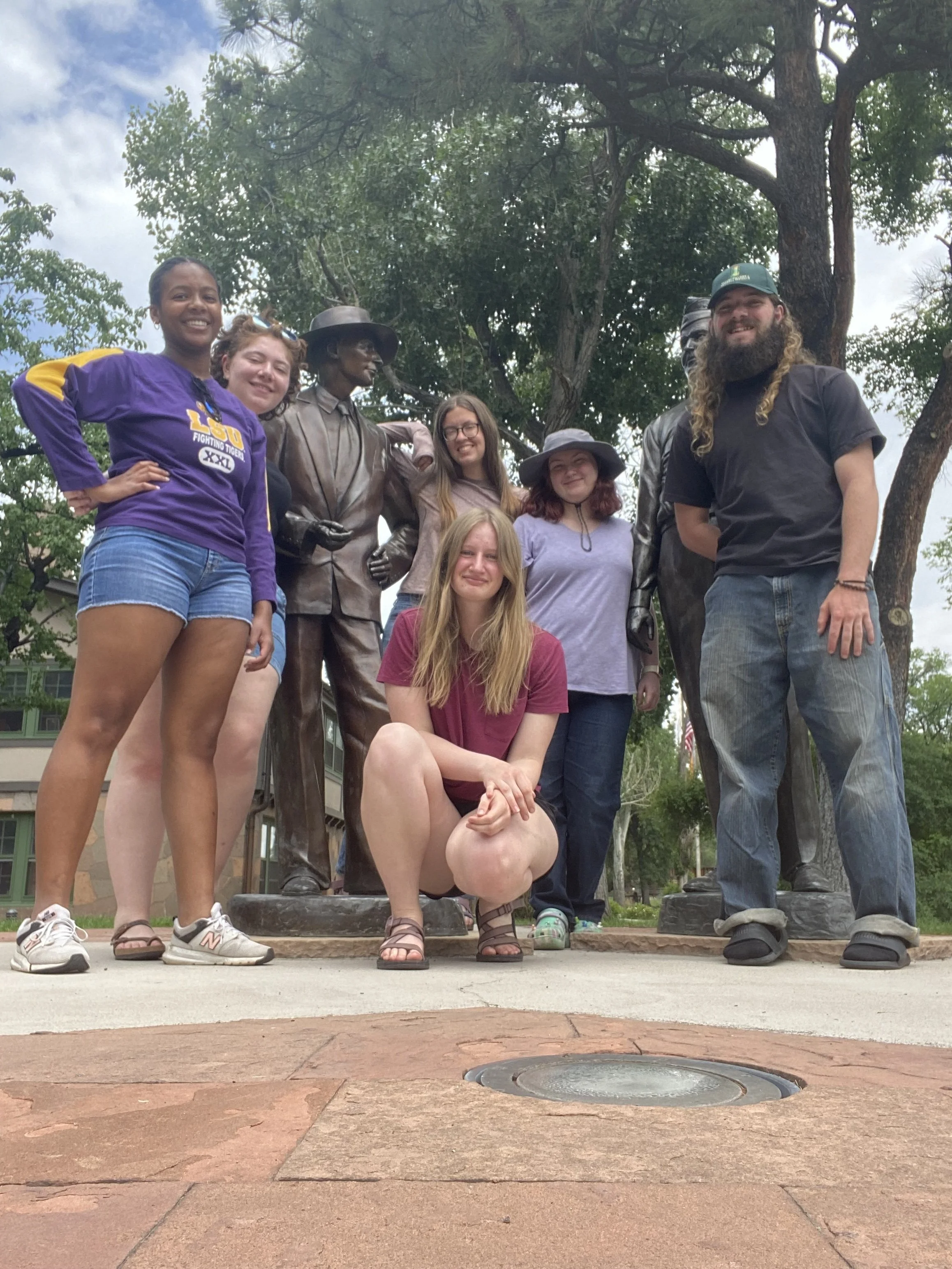 SAGE, Summer of Applied Geophysical Experience, student group.