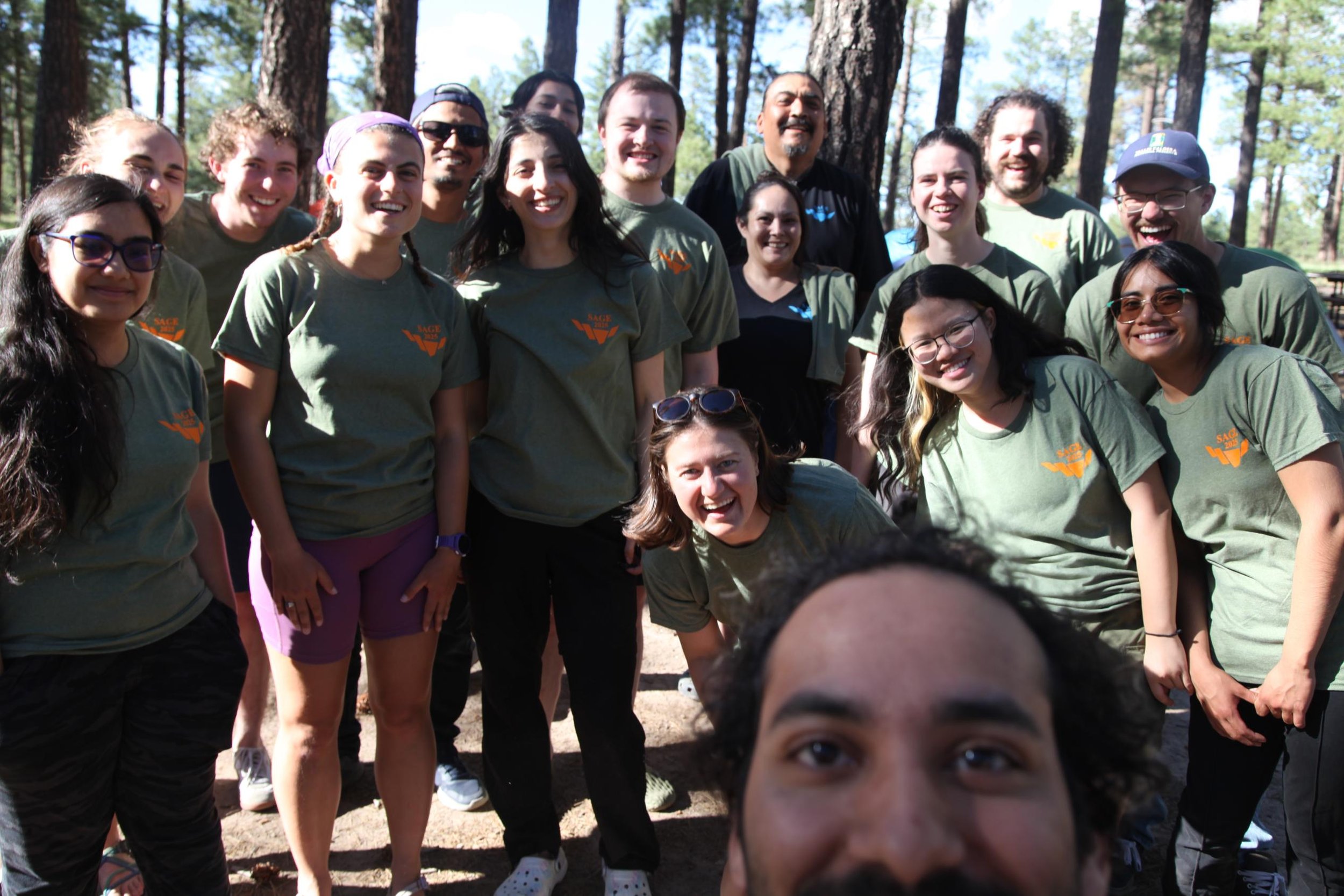 SAGE, Summer of Applied Geophysical Experience. Student group.