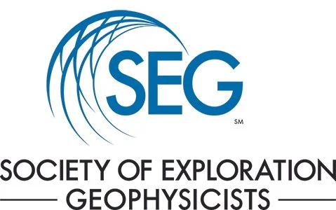 Logo of the Society of Exploration Geophysicists (SEG) with a stylized globe design.