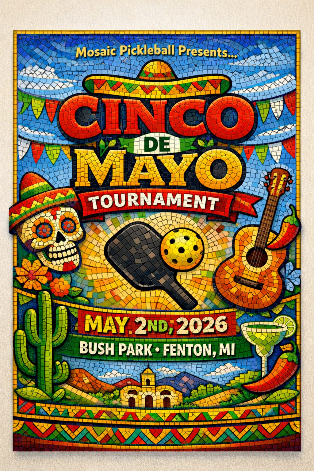 Mosaic Pickleball Presents... Cinco De Mayo 4.0+ Tournament