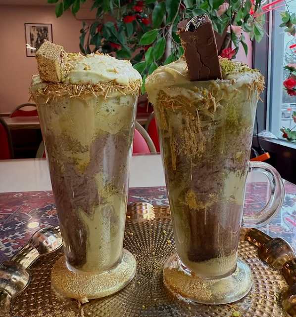 Spokane’s Very First Dubai Hot Chocolate only at Lebanon Cafe