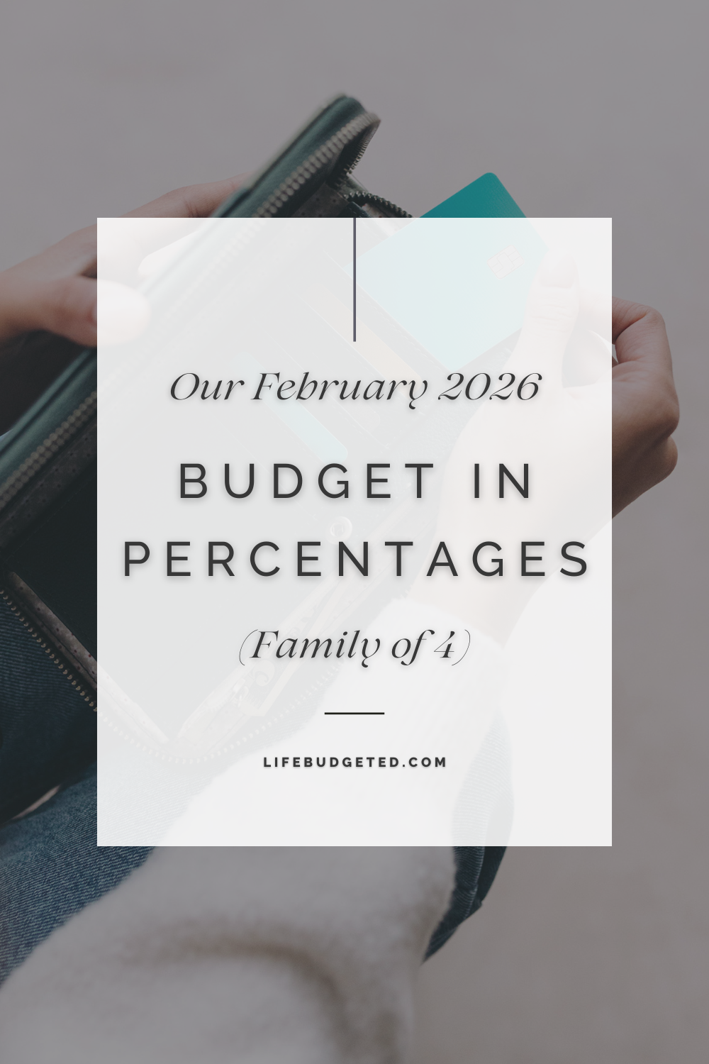 Our February 2026 Budget in Percentages | Family of Four
