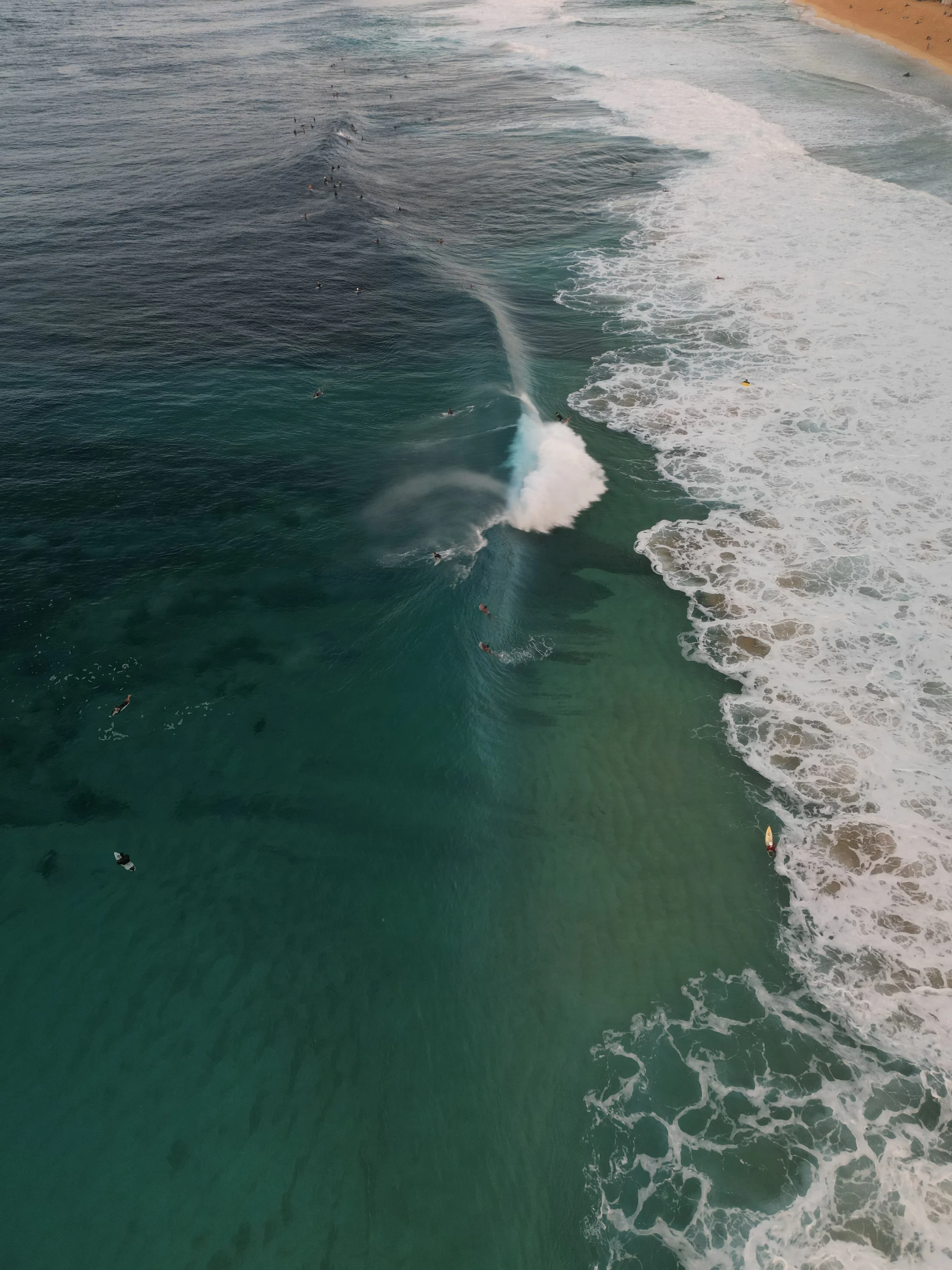 Surfing Drone Footage