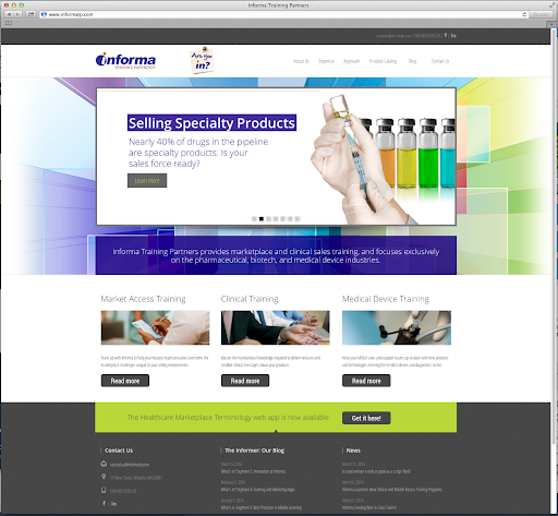 Informa Website Design