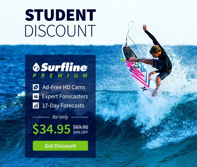 Surfline Student Discount Ads