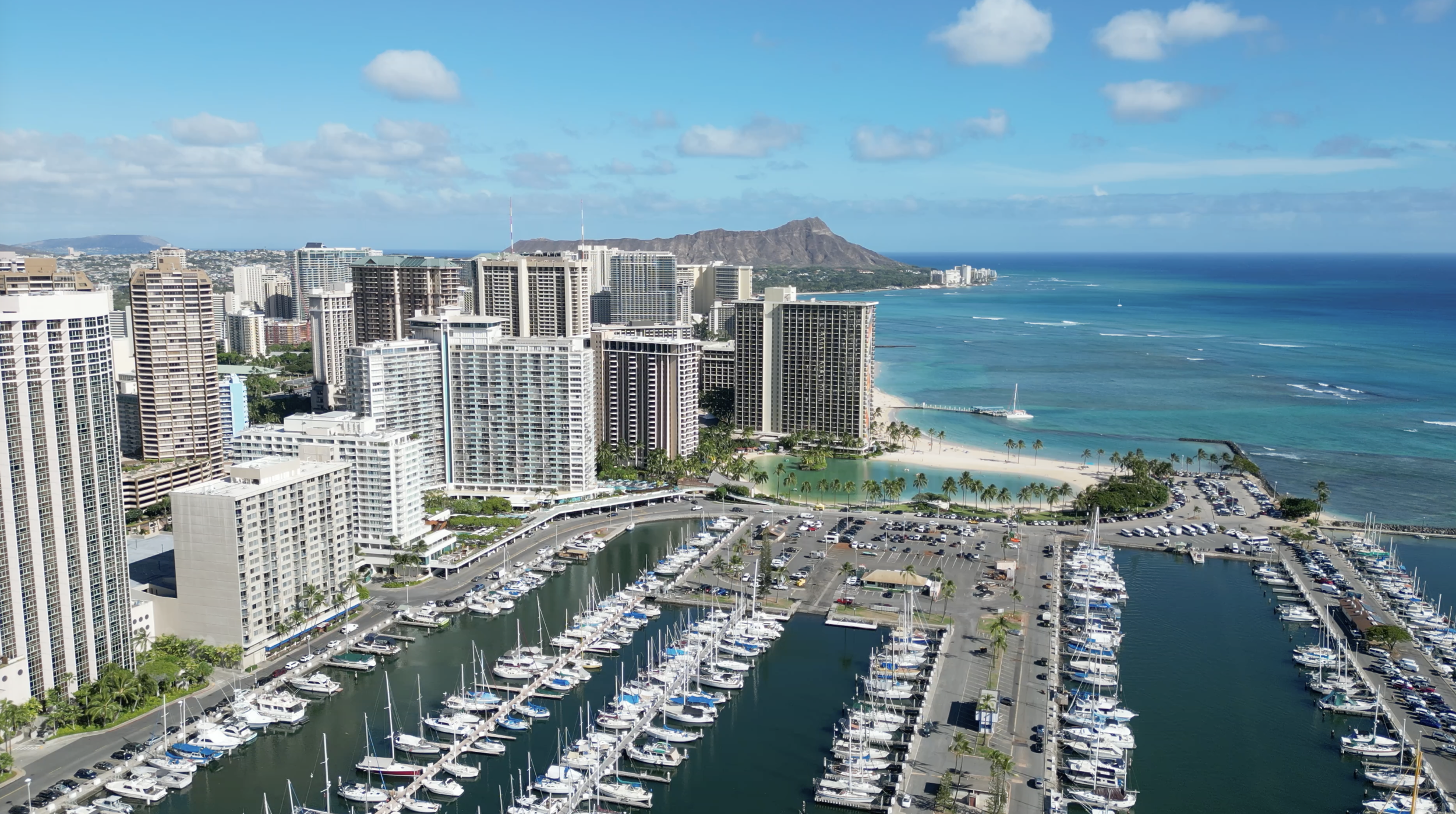 Boat Harbor Drone Footage