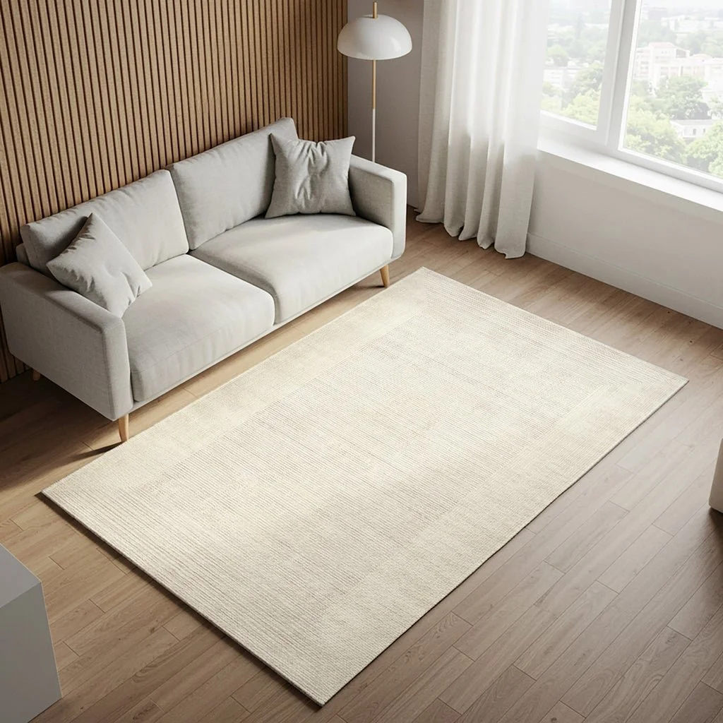 Hampton Court Area Rug Collection, Gaspar Ivory