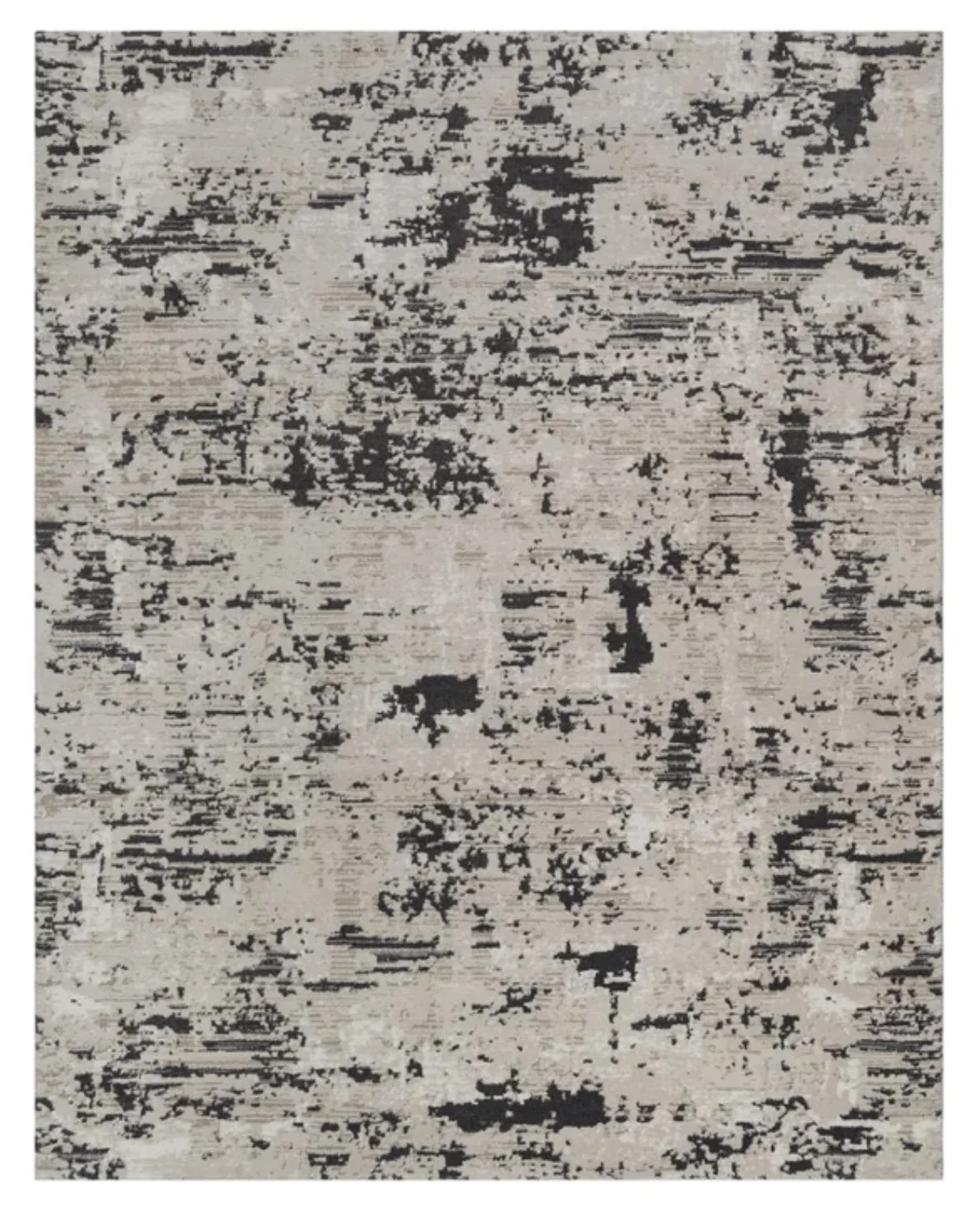 Solaris Area Rug, Argent Charcoal, 7'10" x 10'