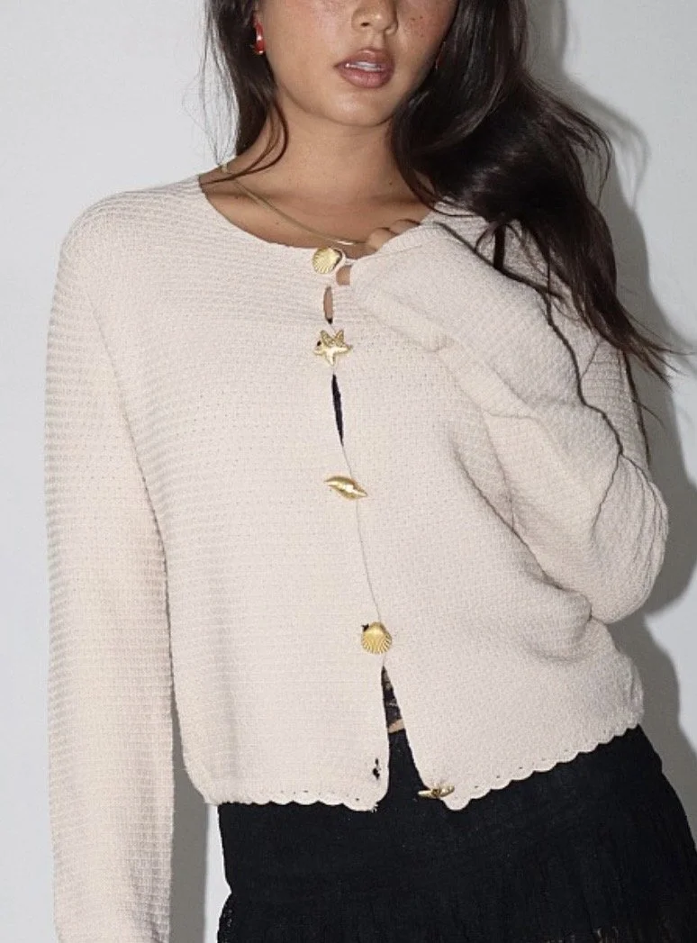 Sea Shell Knit Cardigan