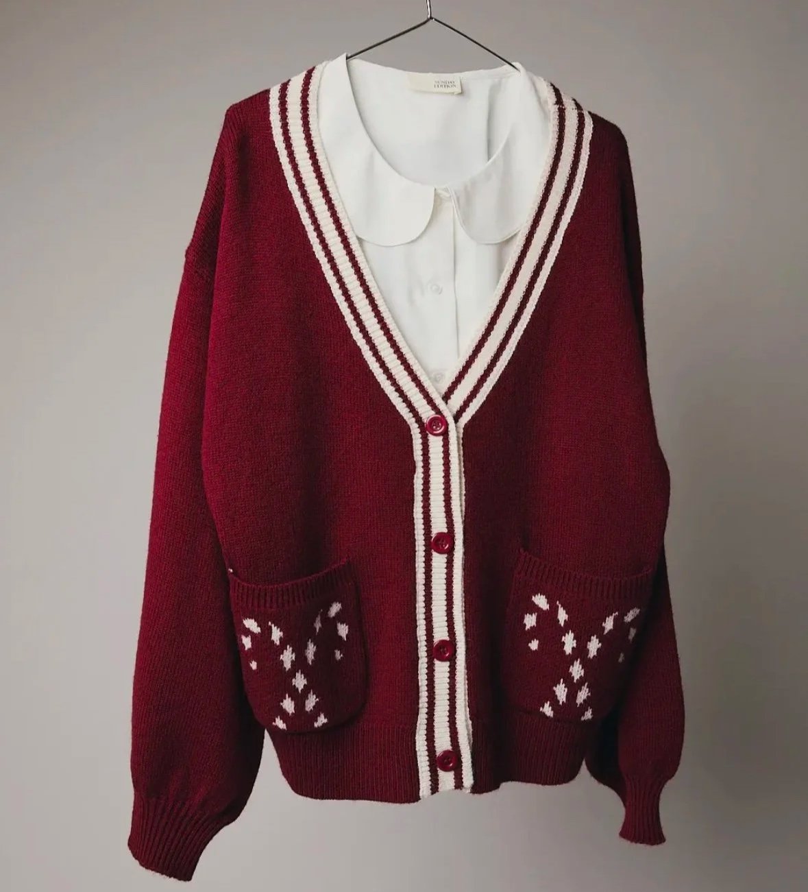 Candy Cane Cardigan