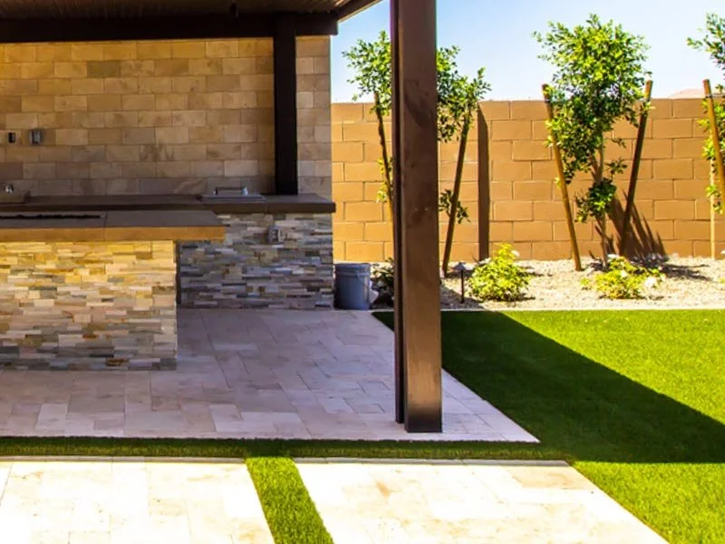 WHAT'S THE BEST GRASS AROUND PAVERS & CONCRETE