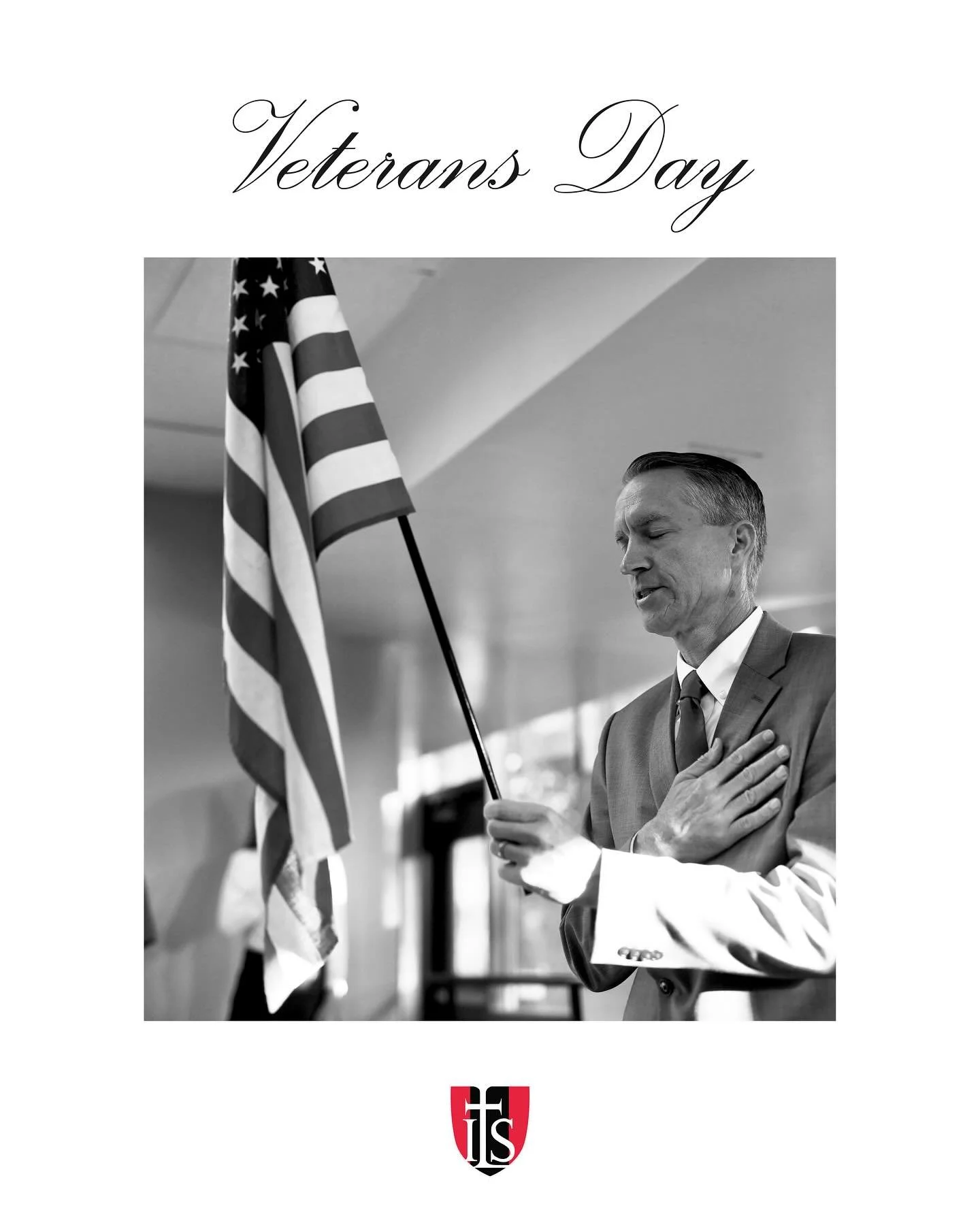 Today, Immanuel had the privilege of honoring not only the brave veterans of the United States, but also the beloved former and active servicemen and women in our school community. Pictured is Mr. Tony Kimbrough, our fourth grade teacher, a second gr