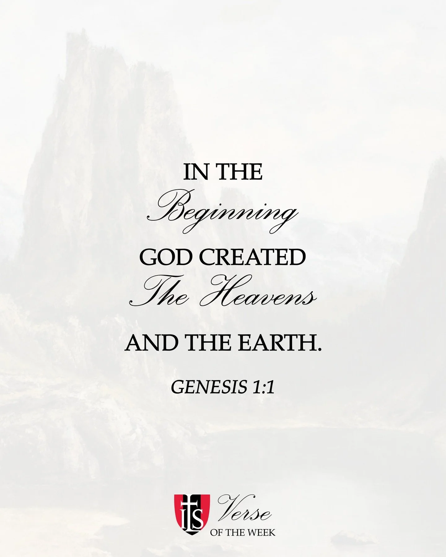 As we close out the church year, we turn to the very beginning of all things to reflect on and praise our Great Creator. We wish you a blessed Thanksgiving week! #ilsalexandria #classicalchristianeducation #classicallutheraneducation #verseoftheweek