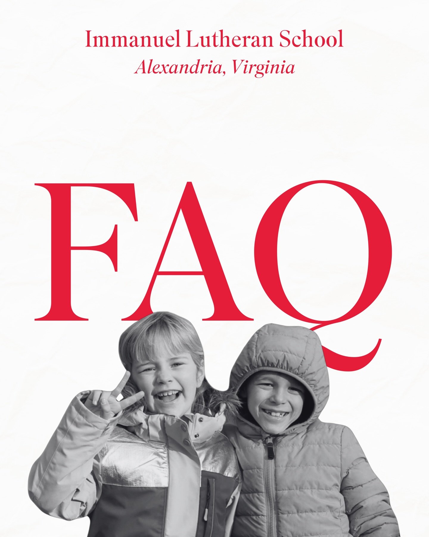 Your questions matter, and we take them seriously at Immanuel. Swipe to find answers to our most frequently-asked questions. #ilsalexandria #alexandriava #classicalchristianeducation #classicallutheraneducation