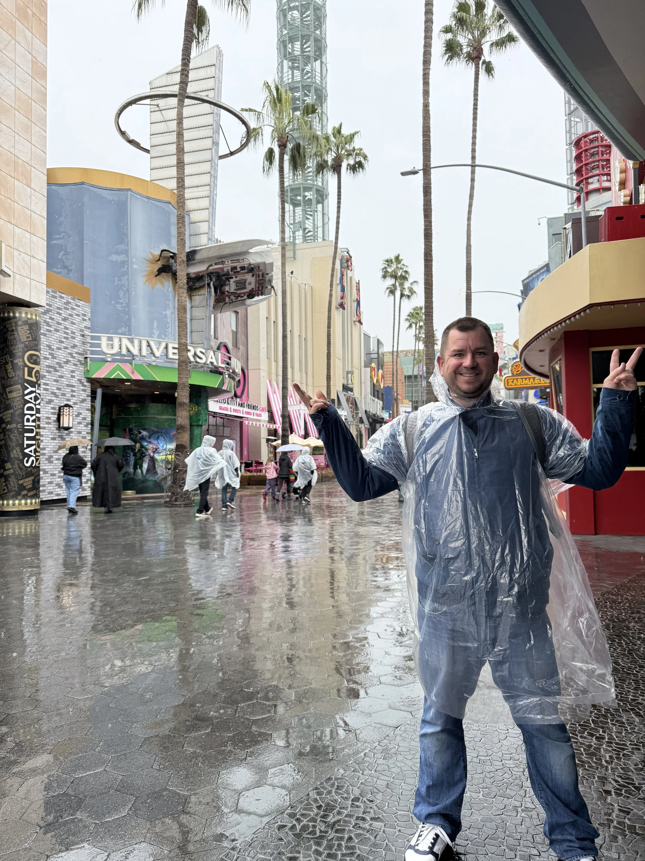Universal Studio’s- A “Rain Out” and Hilton Universal hotel research