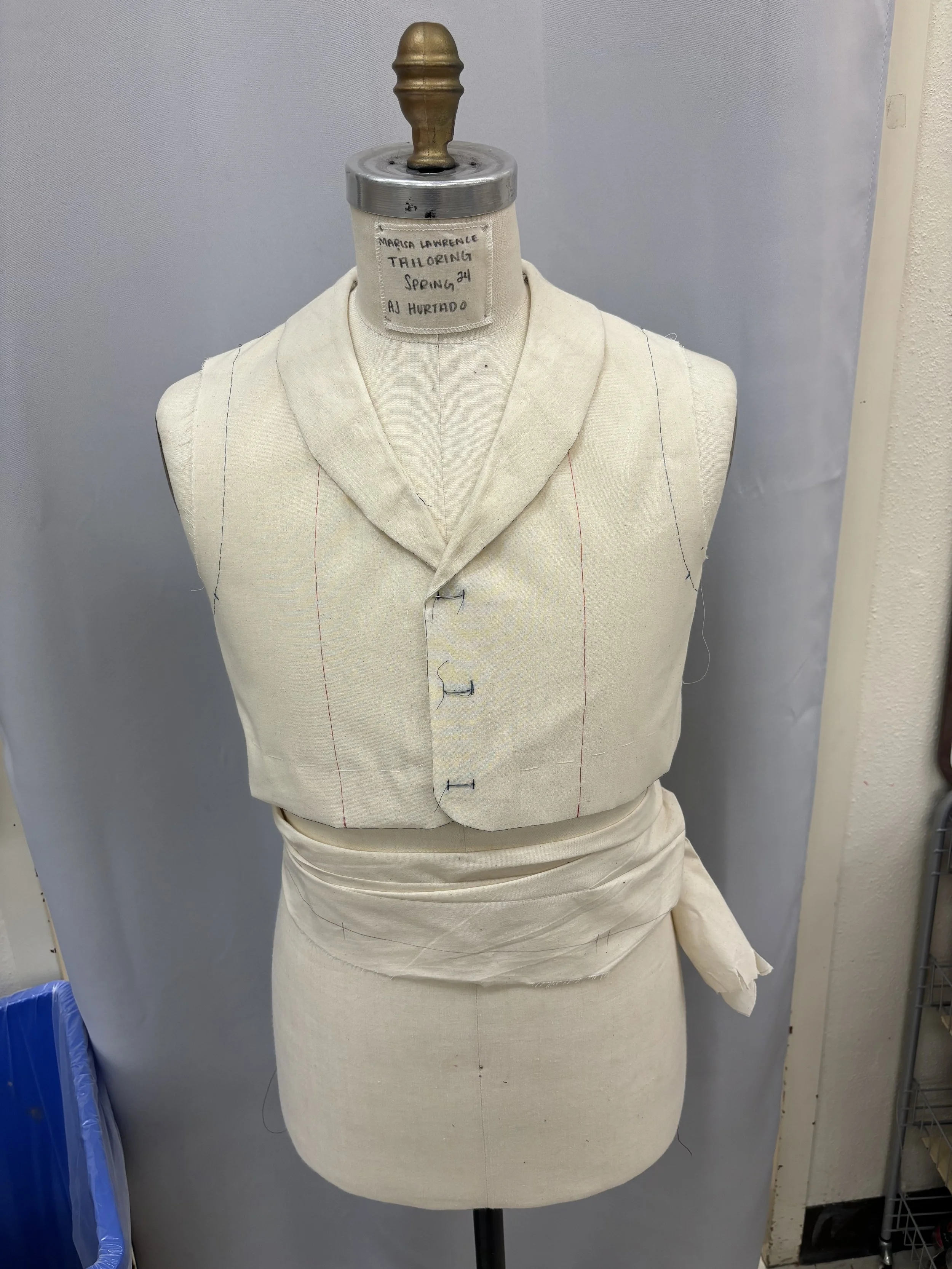 Vest Prepped for first fitting