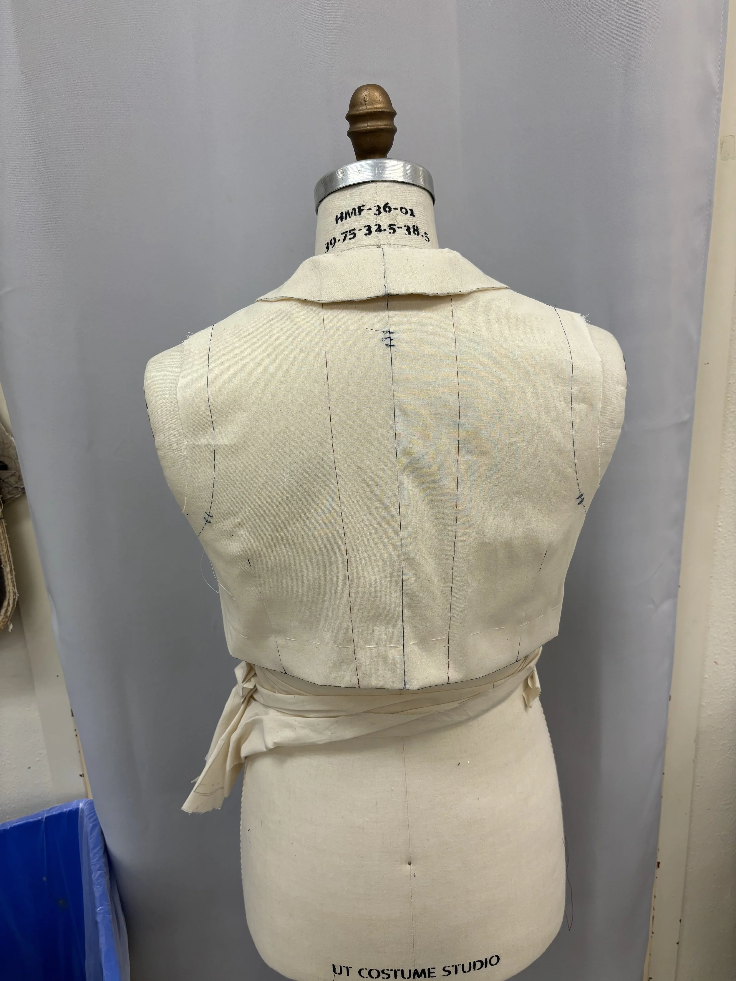 Vest Prepped for first fitting