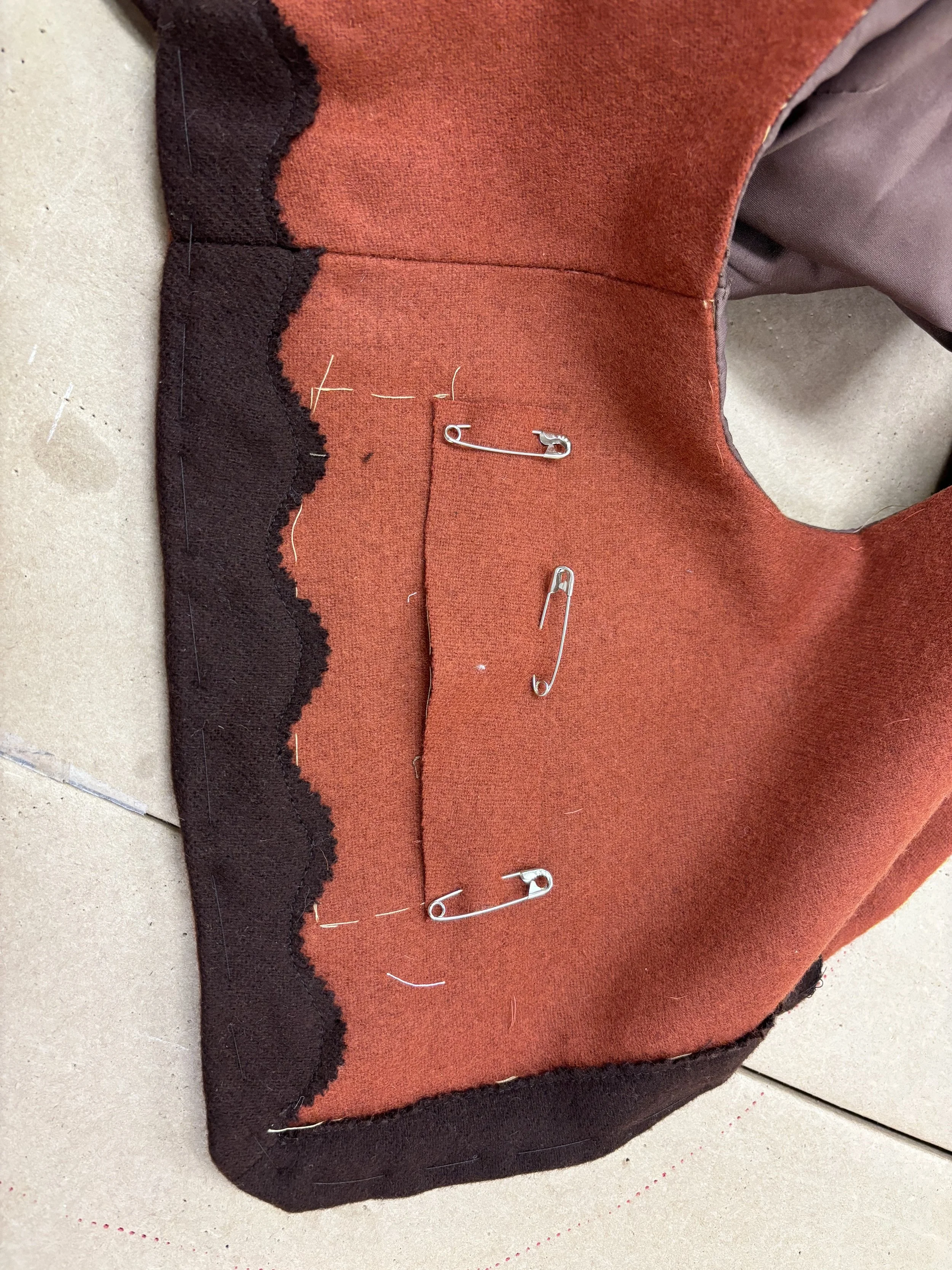 Pocket placement after second fitting