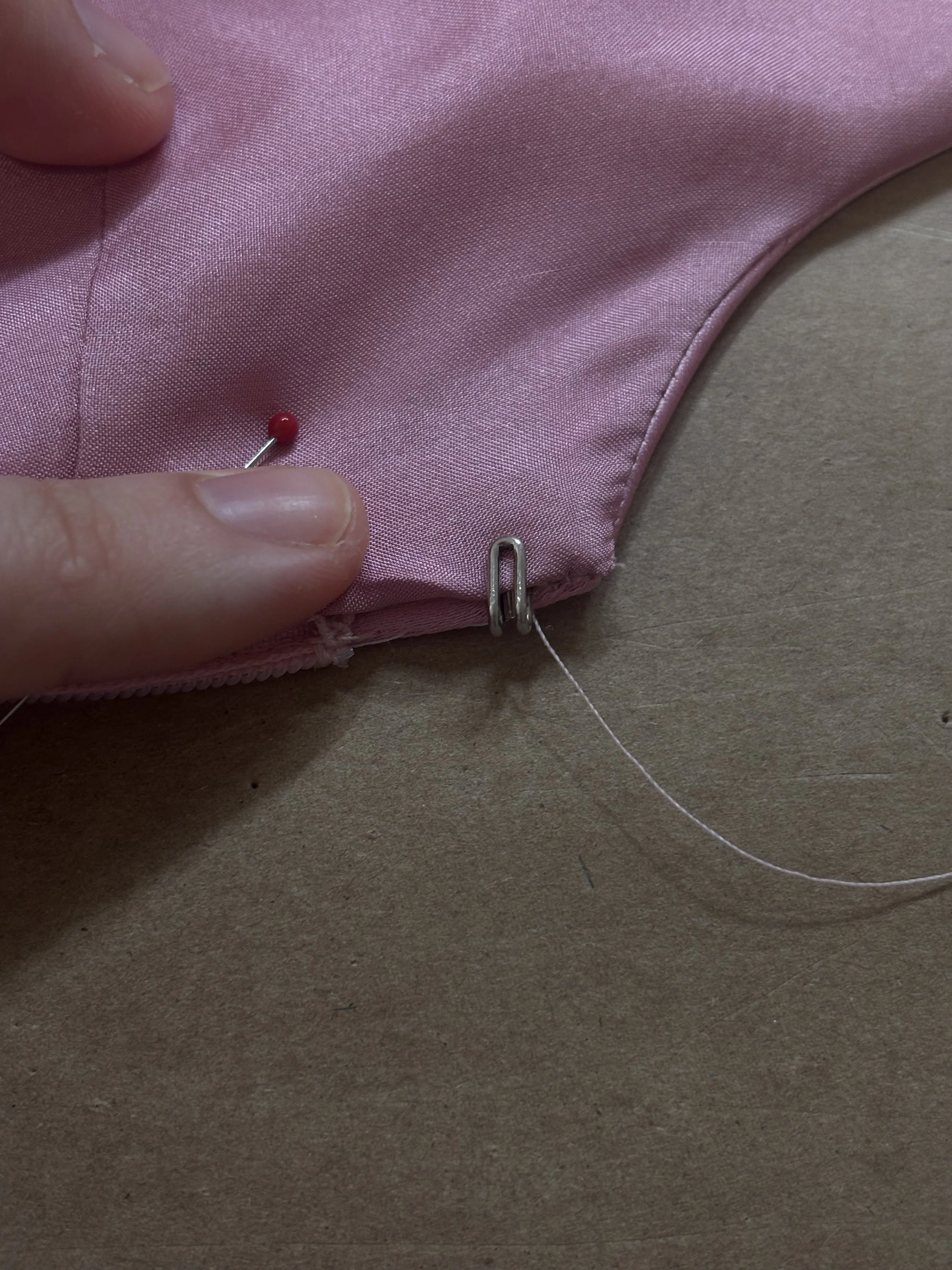 Closure sewing - "traditional Build"