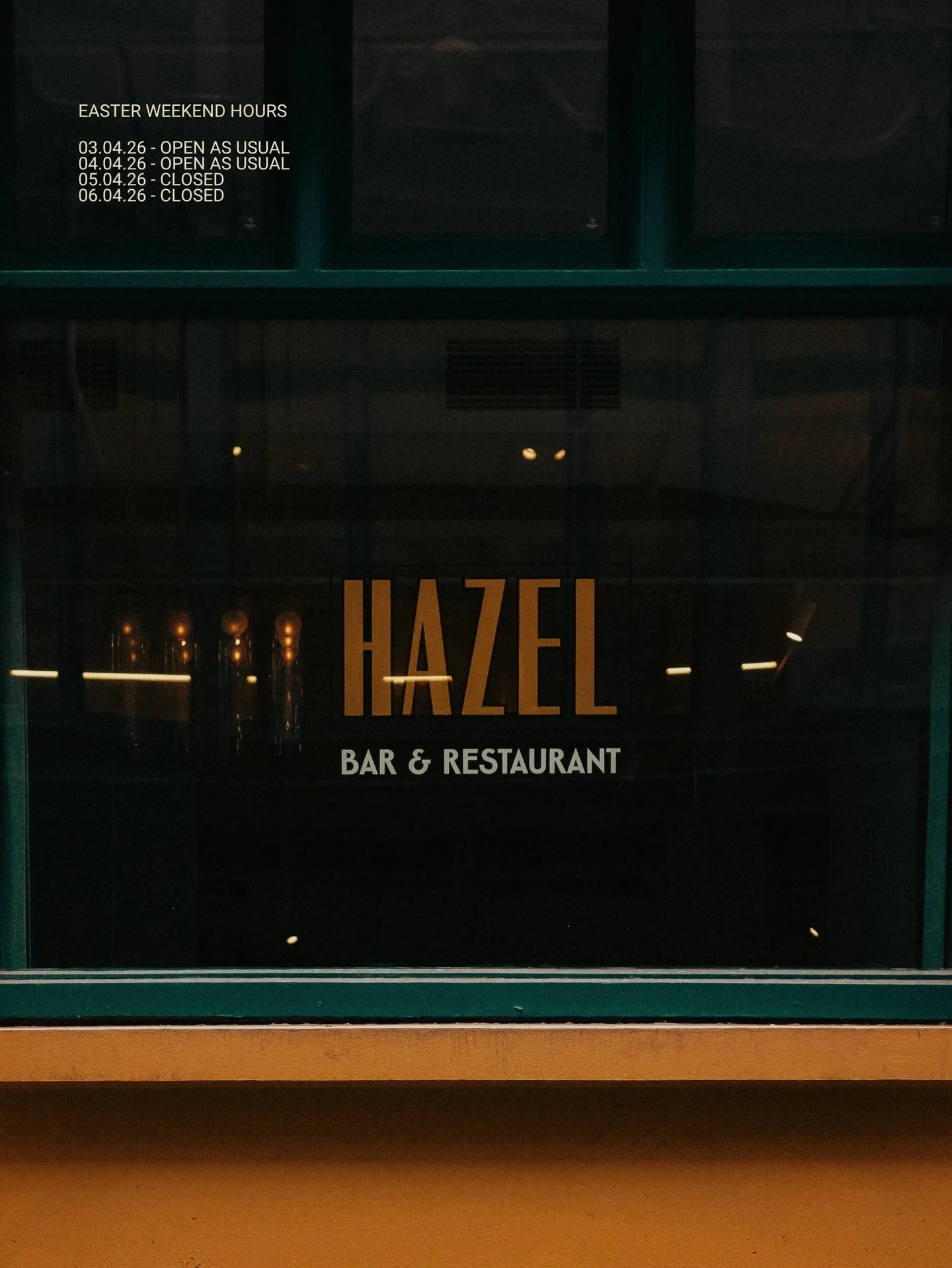 Our long weekend hours

Happy Easter, Melbourne.