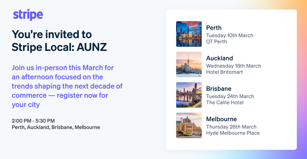 Stripe Local: Auckland