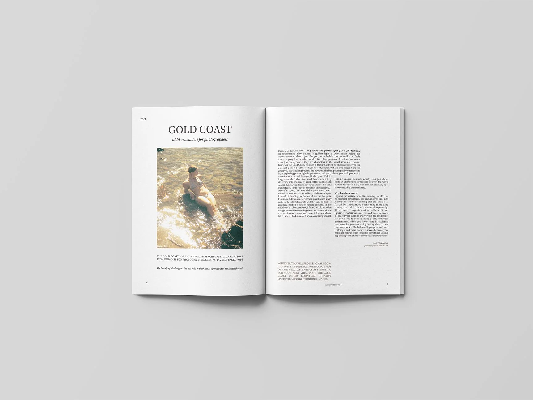 MAGAZINE SPREADS — Alliki Surva