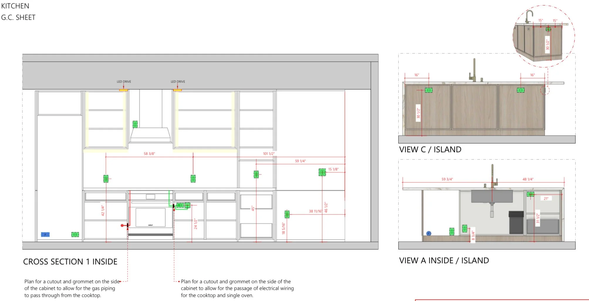 Electrical / Plumbing instructions 