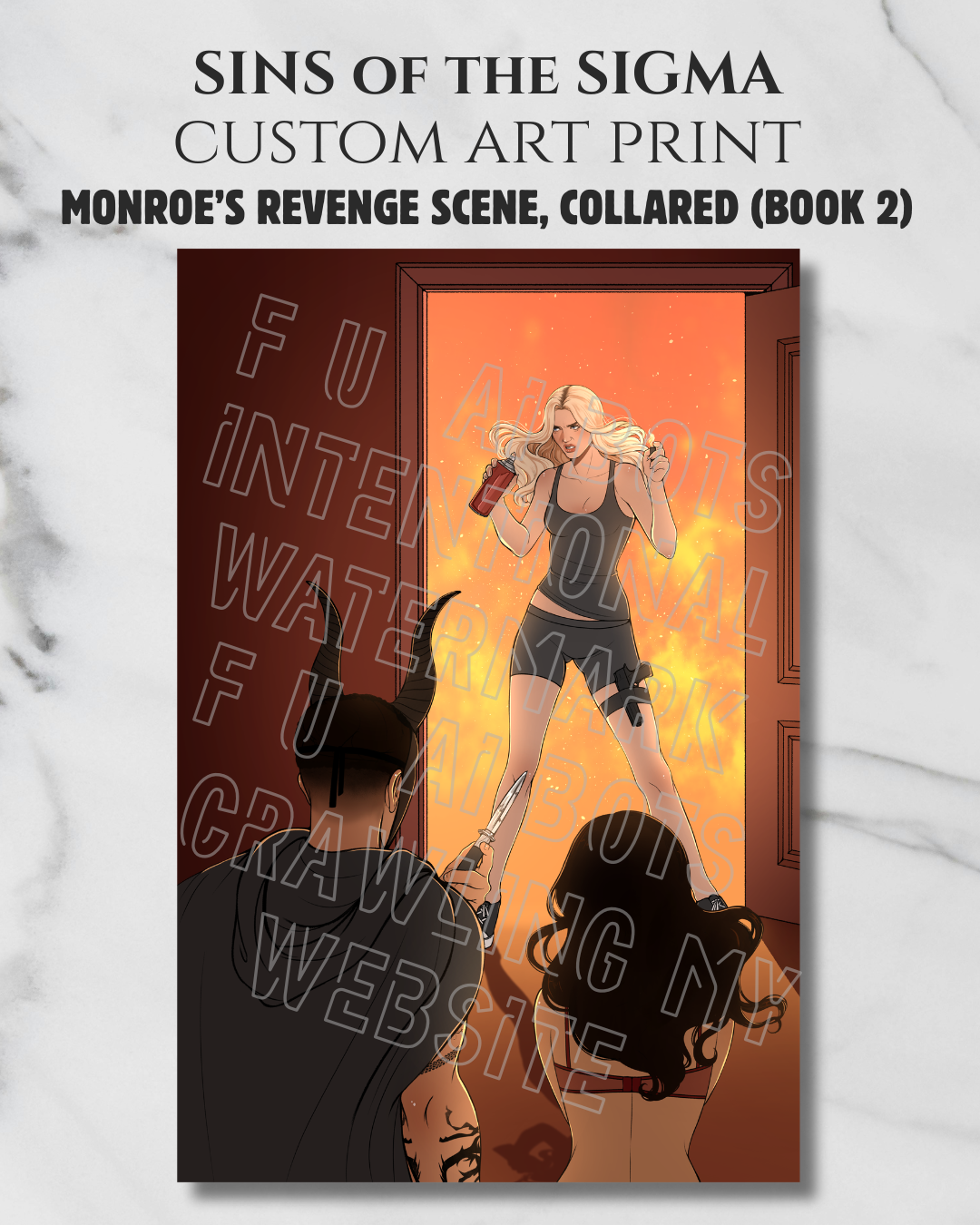 Monroe’s Revenge Scene: Custom Art Print, Sins of the Sigma