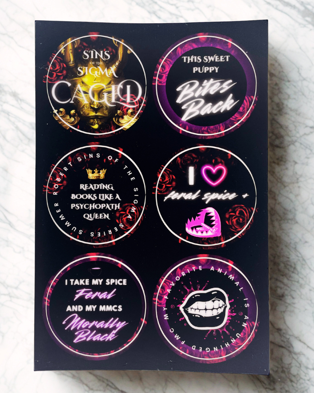 Feral Queens Caged & Claimed Sticker Bundle (Sins of the Sigma)