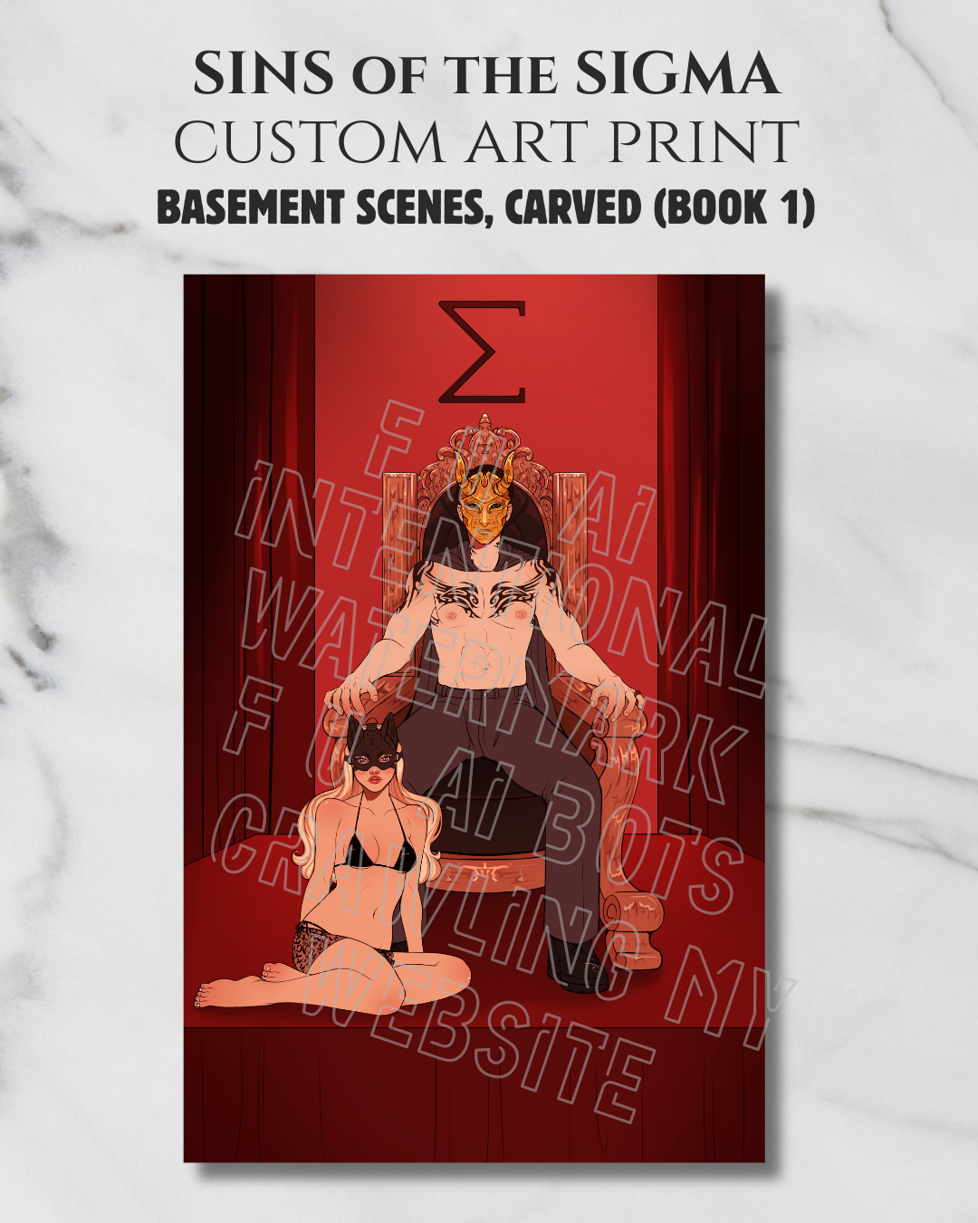 Basement Scenes: Custom Art Print, Sins of the Sigma
