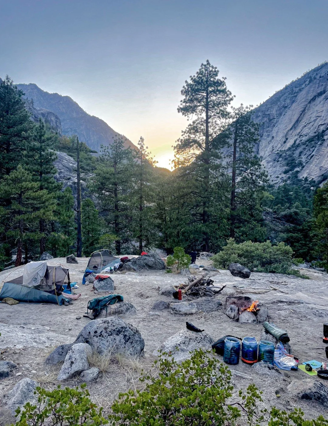 Grand Canyon of the Tuolumne backpacking trip in yosemite