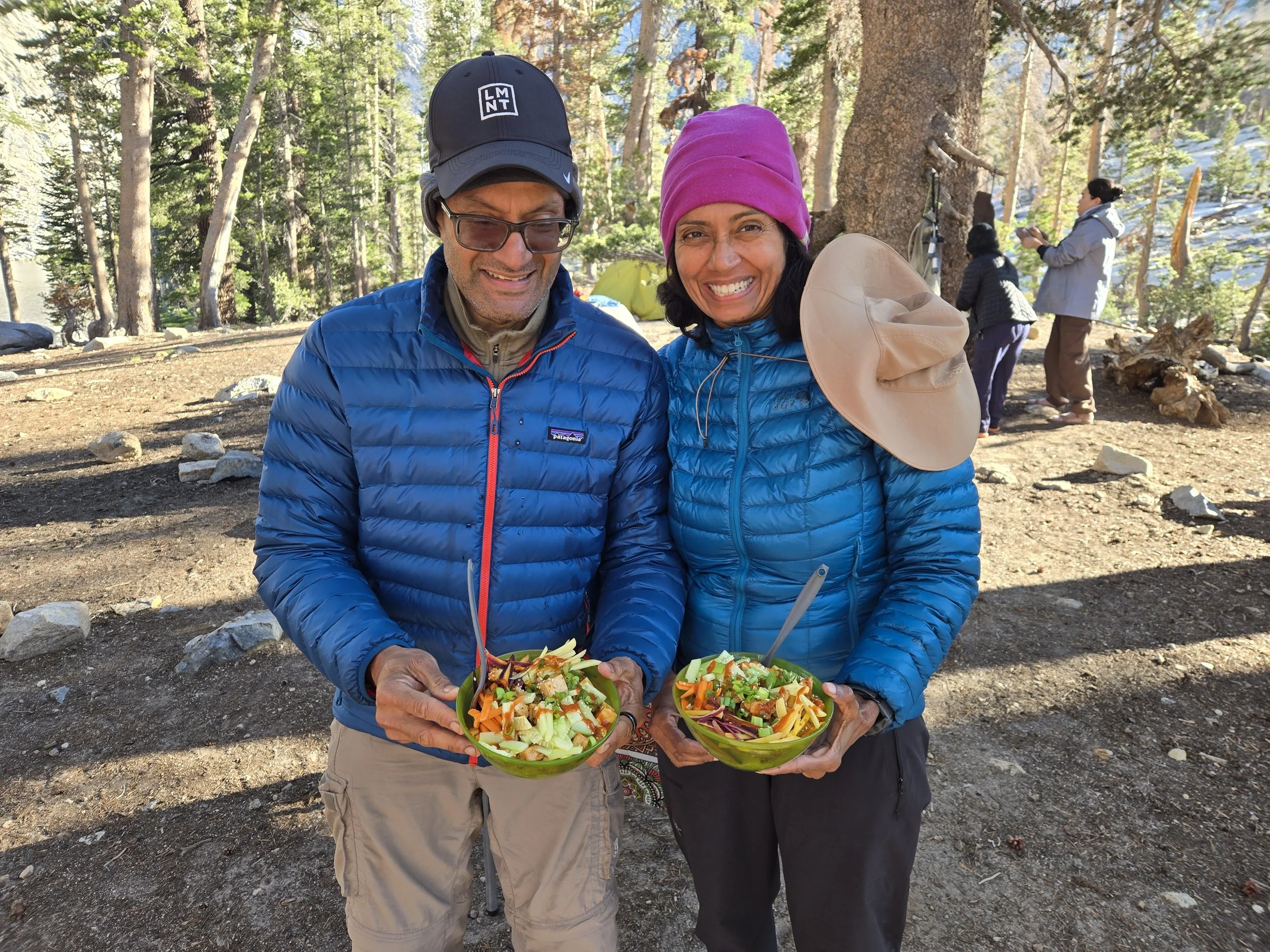 Dinner time at camp