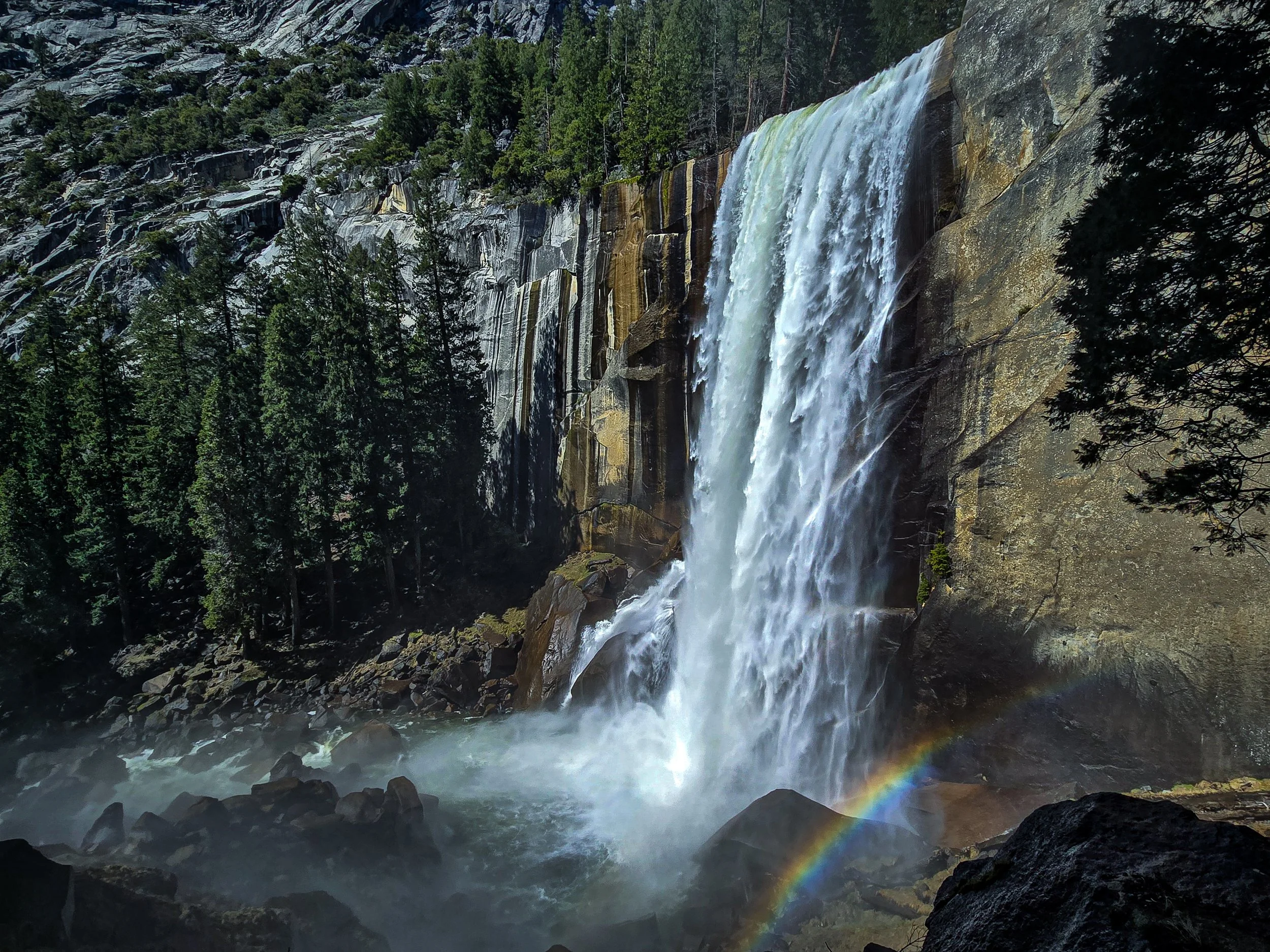 Vernal Falls in Yosemite