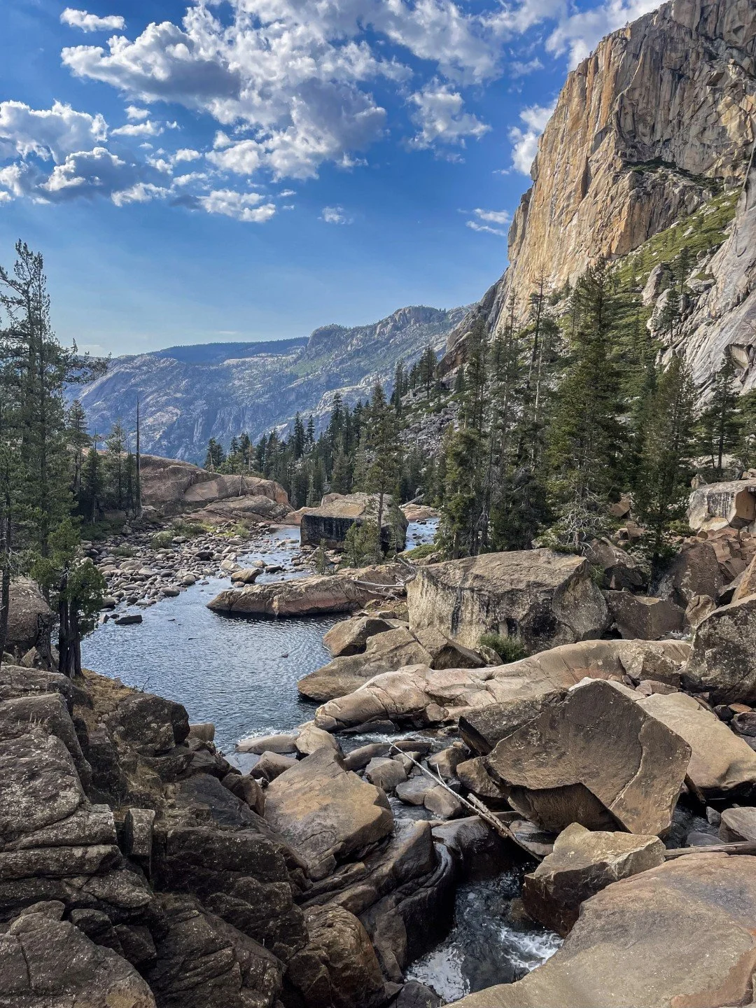 Grand Canyon of the Tuolumne backpacking Trip in yosemite
