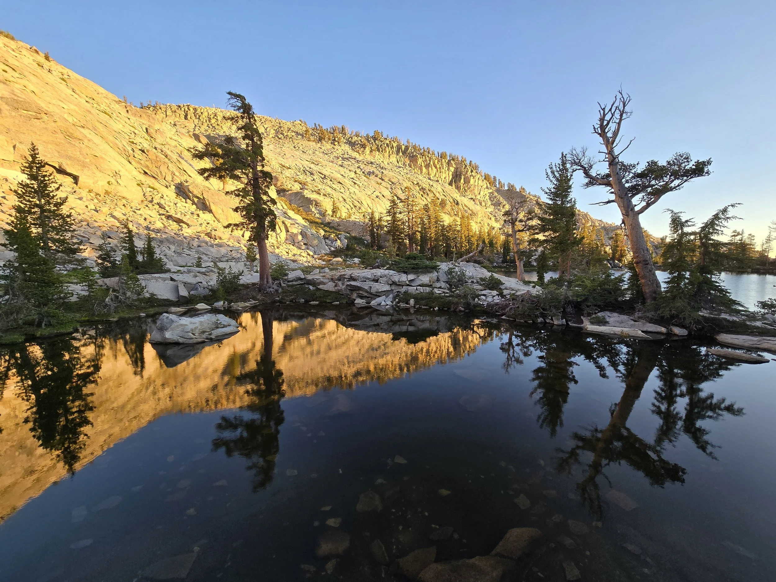 Ten Lakes basin explorer backpacking trip in yosemite