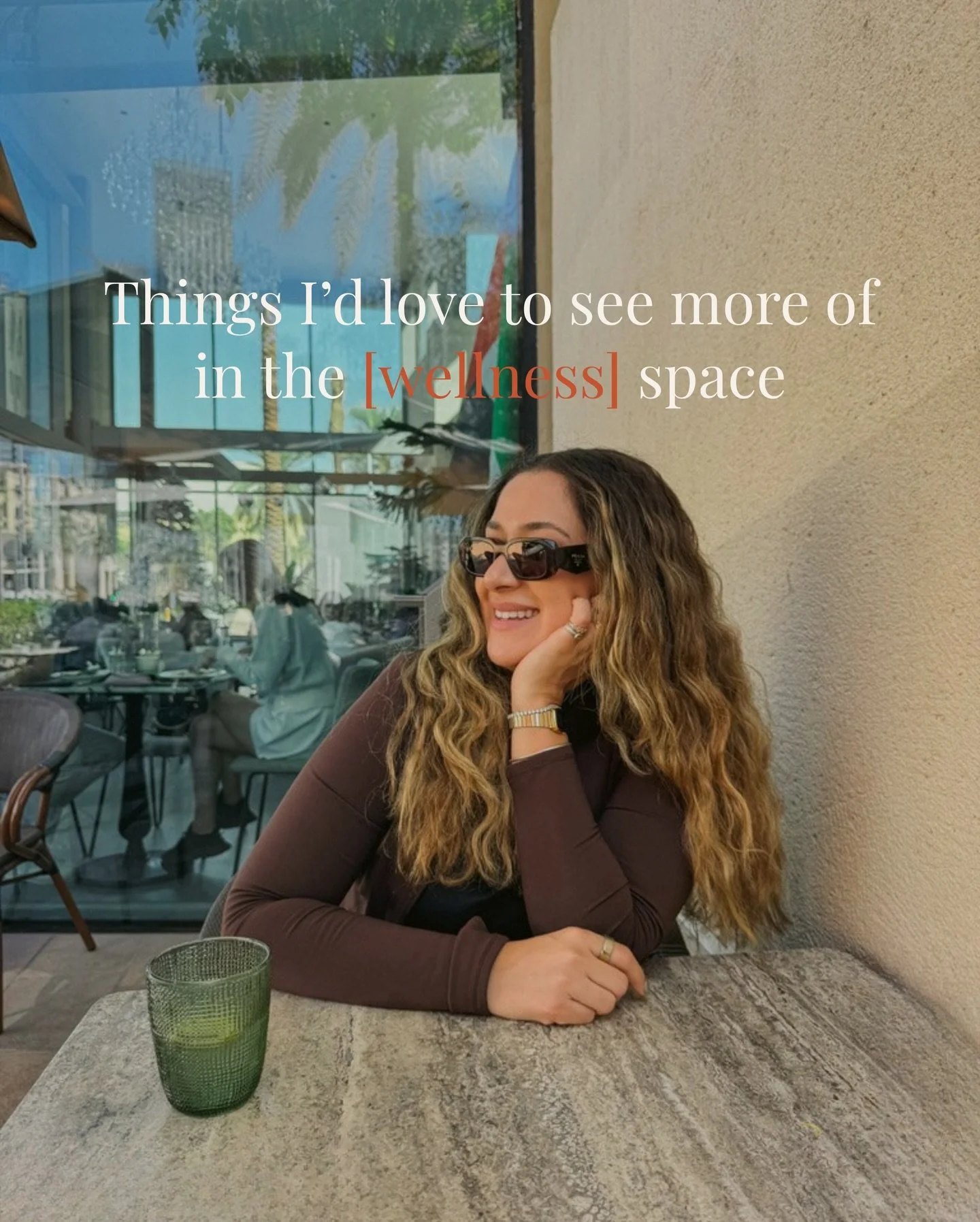 What I&rsquo;d love to see more of in the wellness space is *integration* 💫

Wellness doesn&rsquo;t need to be hard.
If anything, I believe it&rsquo;s the opposite.

An approach that feels easy to follow.
Rooted in care, holistic, and w/ a bit more 