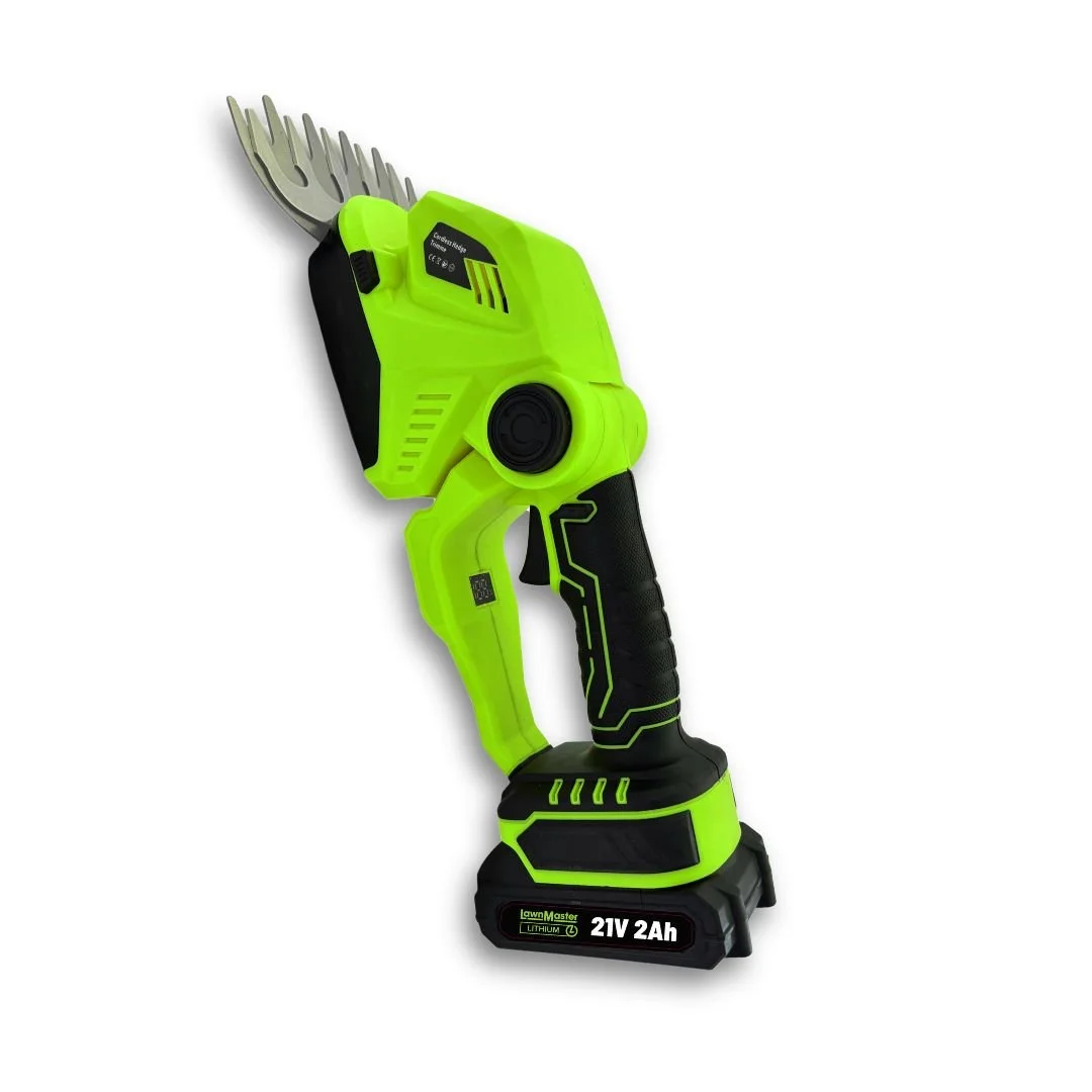 21V Lawn Master Hand Shear Tool Kit with Hedge Trimmer Attachment