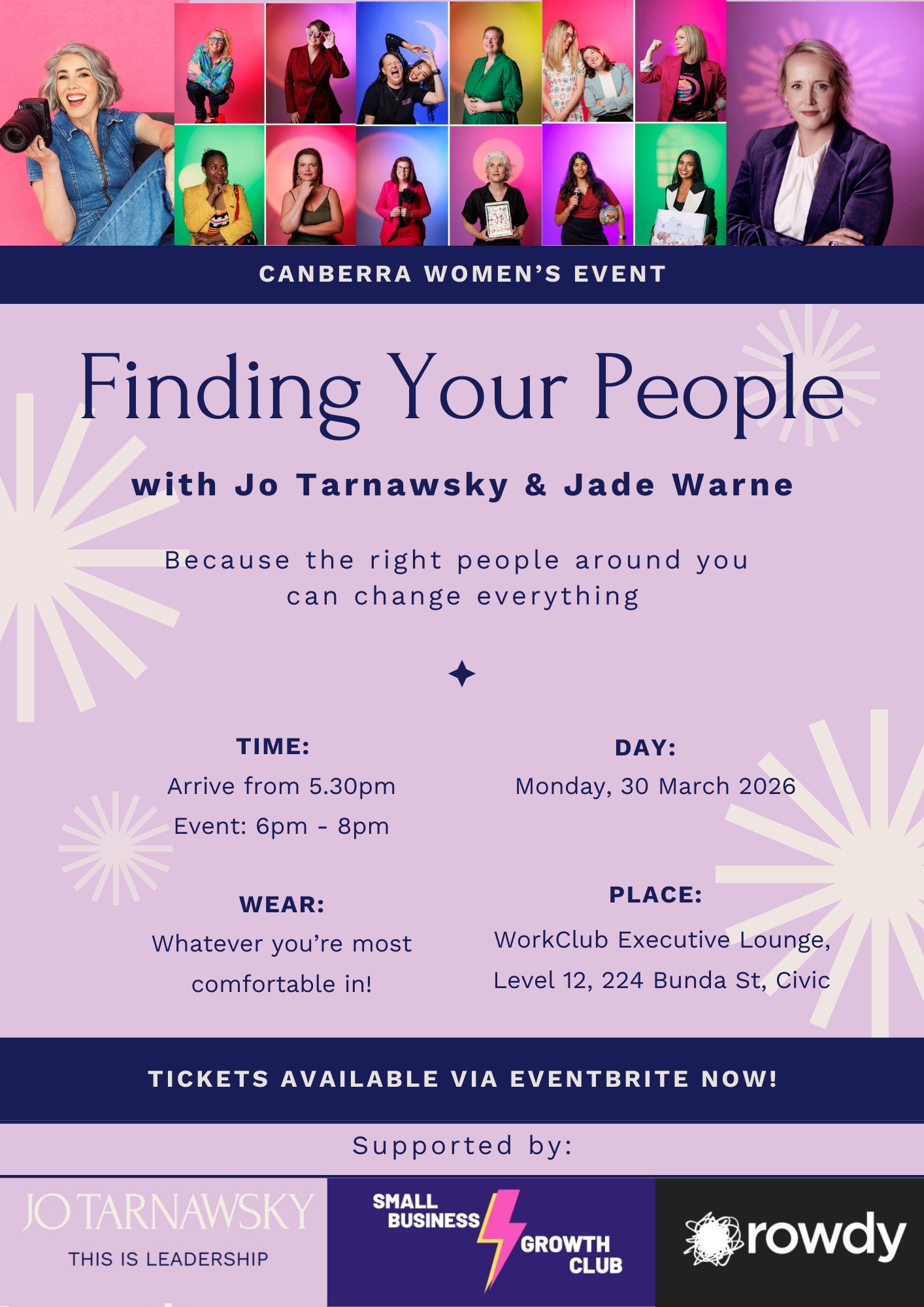 Finding Your People: Women’s Event in Canberra
