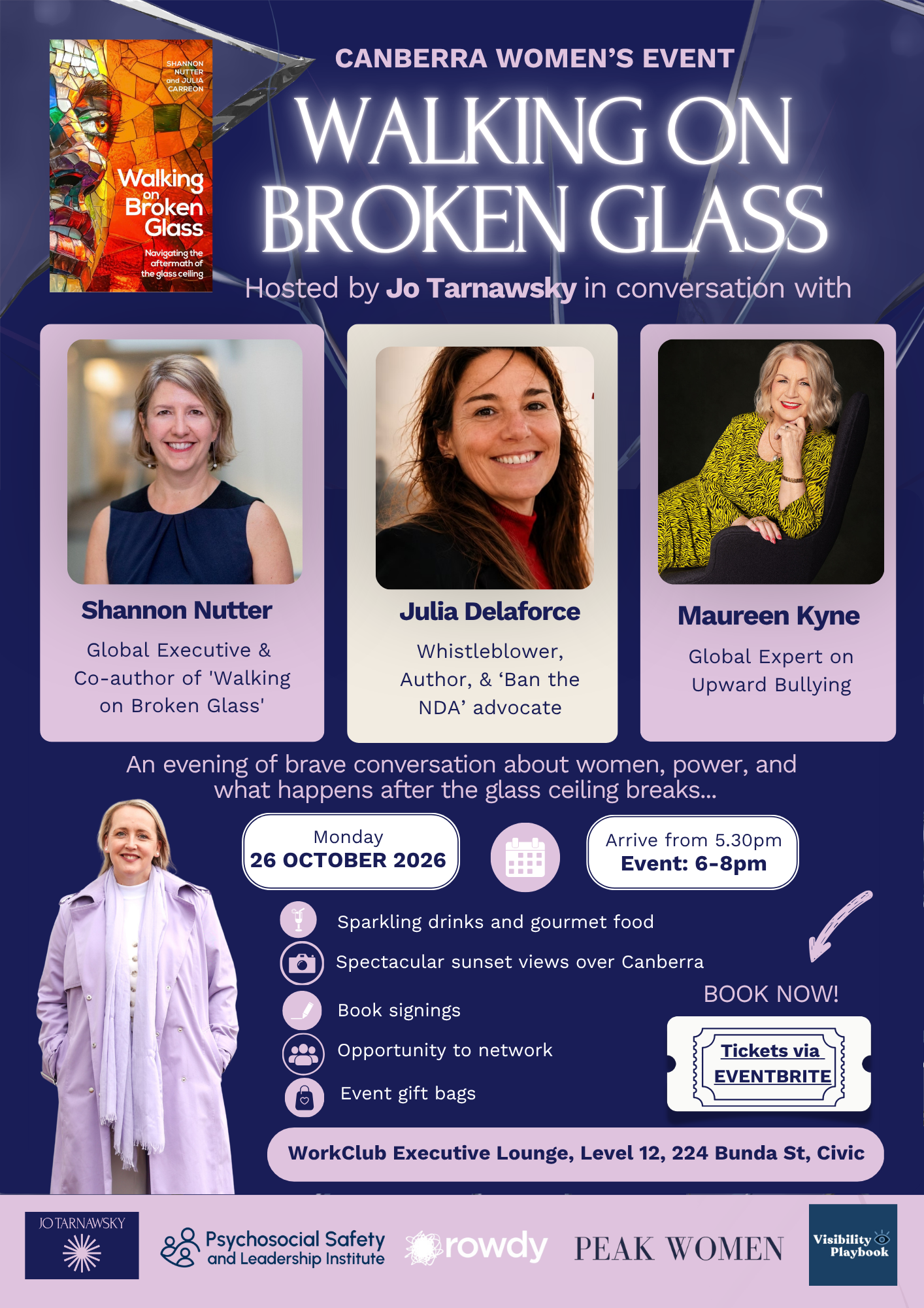 Canberra Women’s Event: Walking on Broken Glass