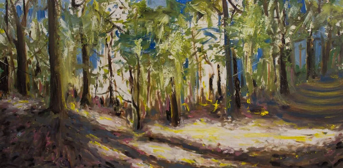 'Forest in Panorama', oil on canvas, dimensions unknown, 2022