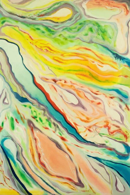 'Mind Flowers', oil  on canvas, 91.4 x 61 x 4cm, 2024