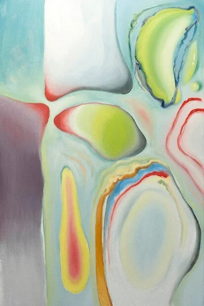 'What Once Was', oil on canvas, 76.5 x 51 x 4cm, 2024

