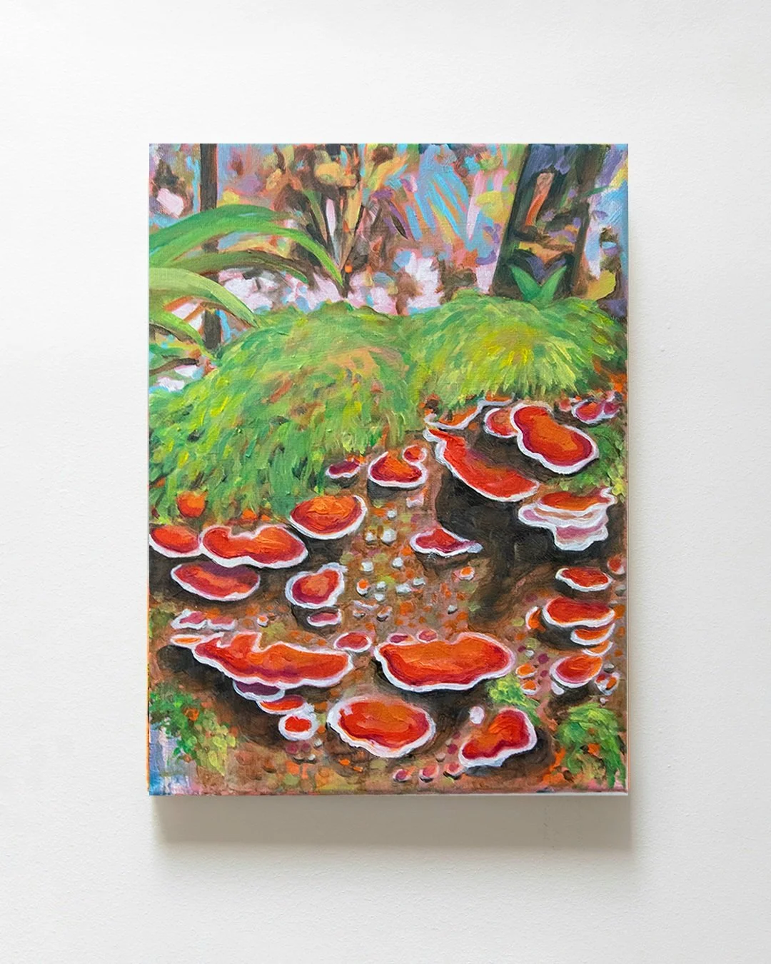 'Nested Alcove', oil on canvas, 30 x 23 x 2cm, 2026
