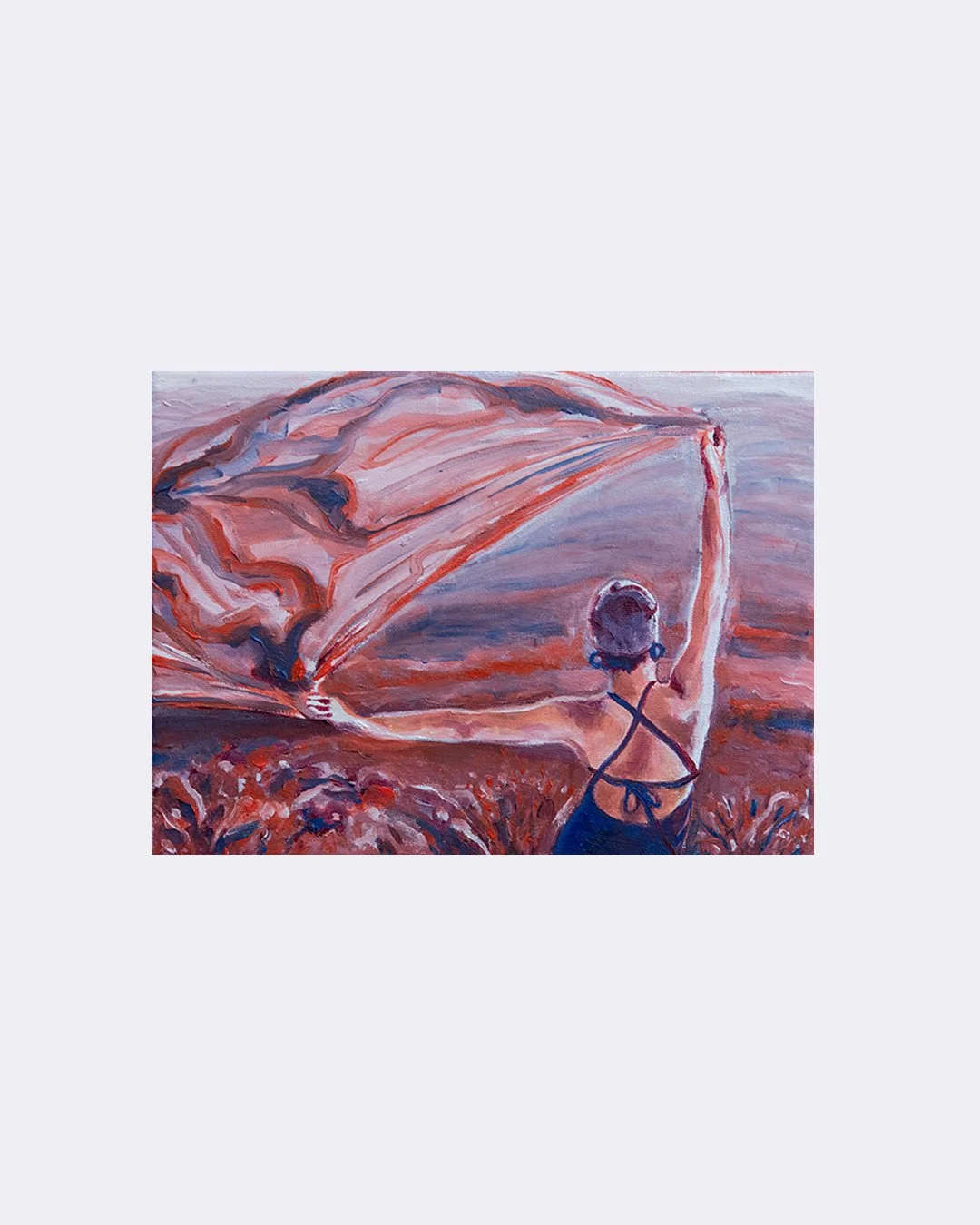 'A Night On Bald Mountain', oil on canvas, 17 x 12 x .8cm, 2025